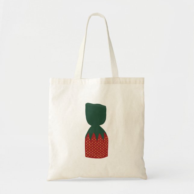 Bolso De Tela Cañones Bon Bons de fresa (Frente)