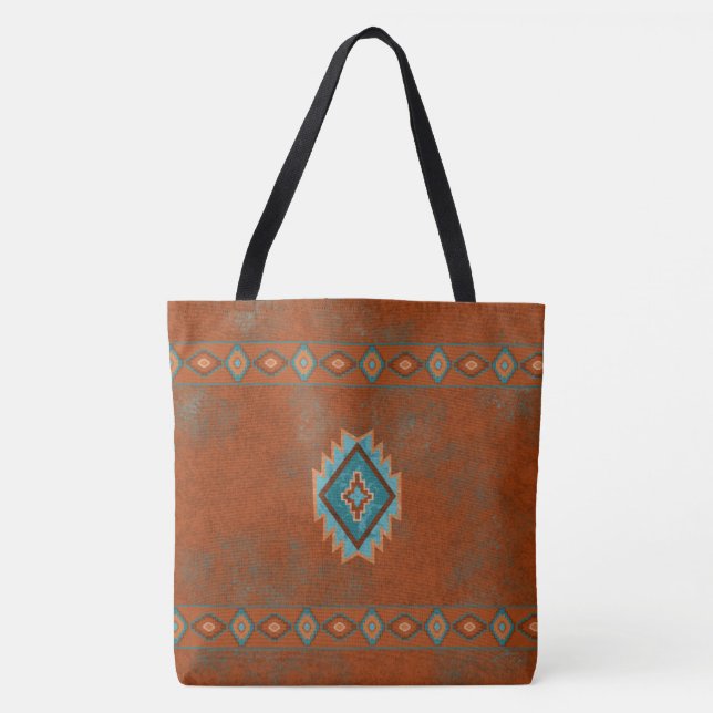 Bolso De Tela Cañones del Suroeste Diamante (Anverso)
