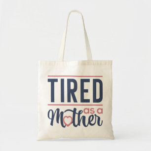 Bolso De Tela Cansado como madre