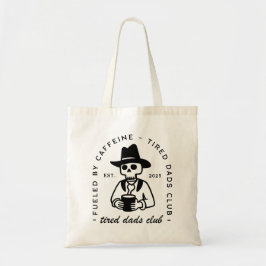 Bolso De Tela Cansado nuevo papá club personalizado cita diverti