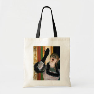 Bolso De Tela Cantante con un guante, Edgar Degas