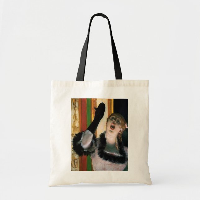 Bolso De Tela Cantante con un guante, Edgar Degas (Frente)