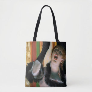 Bolso De Tela Cantante con un guante, Edgar Degas