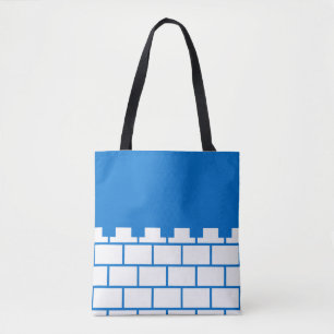 Bolso De Tela Cantón de Gargoyles Gris