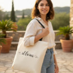 Bolso De Tela Canvas bags for bridesmaids Personalized gift bags<br><div class="desc">Make your bridal party experience special with our personalized canvas bags for bridesmaids. These stylish and functional tote bags are perfect for carrying essentials on the wedding day and beyond. Made from durable canvas, each bag can be customized with the name of your bridesmaid, making it a thoughtful and unforgettable...</div>