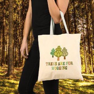 Bolso De Tela Canvas de abertura de árbol caprichoso