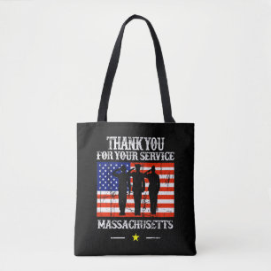 Bolso De Tela Canvas Tote Bag de Massachusetts