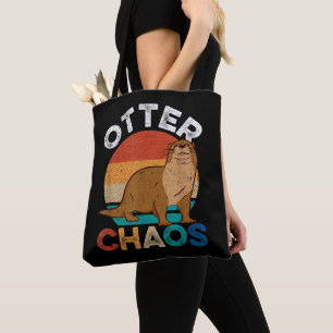 Bolso De Tela Caos de Nutria Para Hombres Mujeres Amante de la N