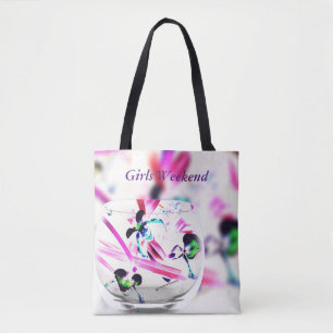 Bolso De Tela Capa de cristal "fin de semana de las orquídeas