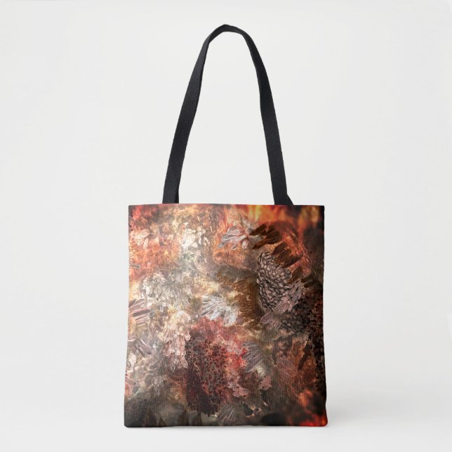 Bolso De Tela Capas de cristales con tinte rústico (Anverso)