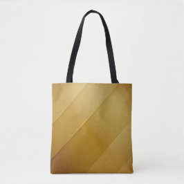 Bolso De Tela Capas diagonales de oro abstracto Arte de lujo