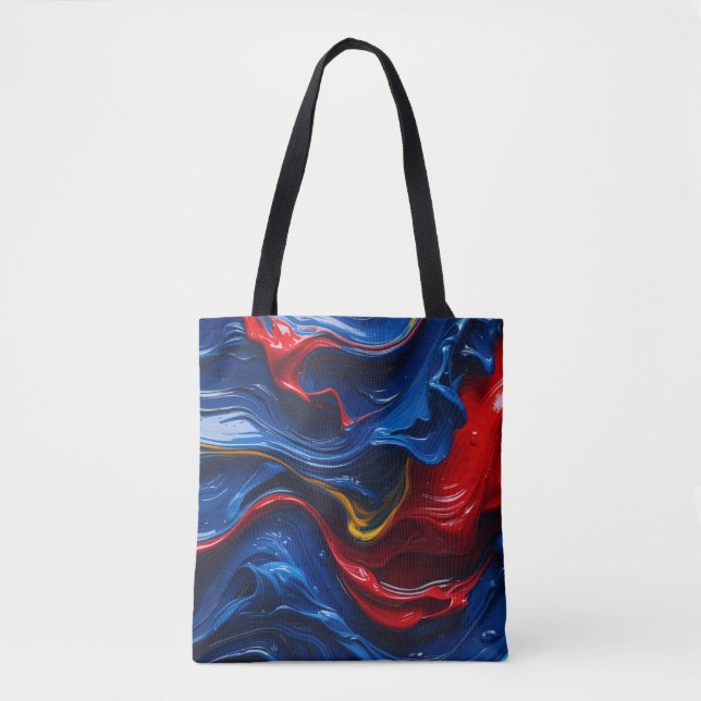 Bolso De Tela Capas Sobre Capas De Pintura (Anverso)