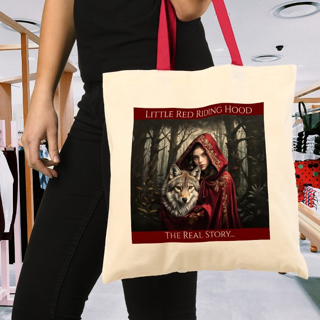 Bolso De Tela Caperucita roja y el lobo (Subido por el creador)