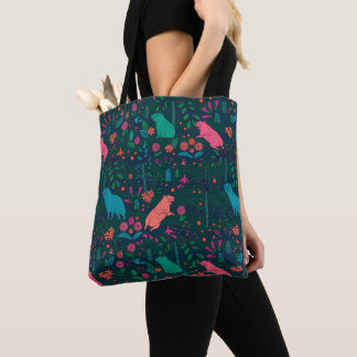 Bolso De Tela Capibara Juguetona en el Bosque – Sin Costuras Tro