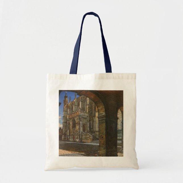 Bolso De Tela Capilla del Eton College por Anna Alma Tadema (Frente)