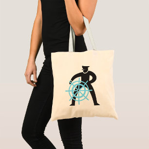 Bolso De Tela Capitán De Buques En El Mando