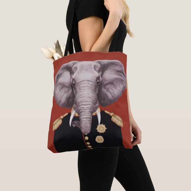 Bolso De Tela Capitán Elephant (Detalle)