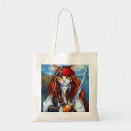 Bolso De Tela Capitán Garras del Mar de Azure | Gato pirata