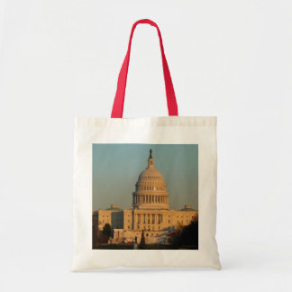 Bolso De Tela Capitolio de los Navidades Washington DC Holiday