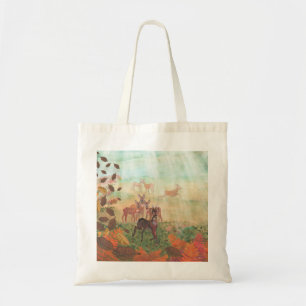 Bolso De Tela Capreolus Roe Deer Capreolus en la luz solar fores