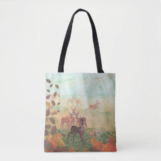 Bolso De Tela Capreolus Roe Deer Capreolus en la luz solar fores
