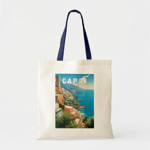Bolso De Tela Capri Italia Viaje de arte