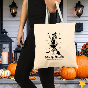 Bolso De Tela Caprichosas Vámonos Brujas Halloween Despedida de
