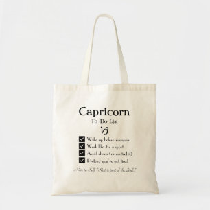 Bolso De Tela Capricorn - Lista de tareas pendientes