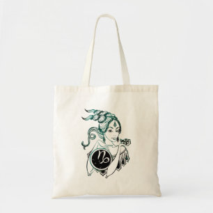 Bolso De Tela Capricornio Art Deco Lady
