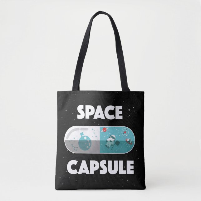 Bolso De Tela Cápsula de espacio (Anverso)