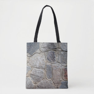 Bolso De Tela Captación textualmente de mampostería de piedra an