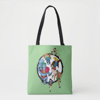 Bolso De Tela Captain Planet y el gráfico del círculo de los pla