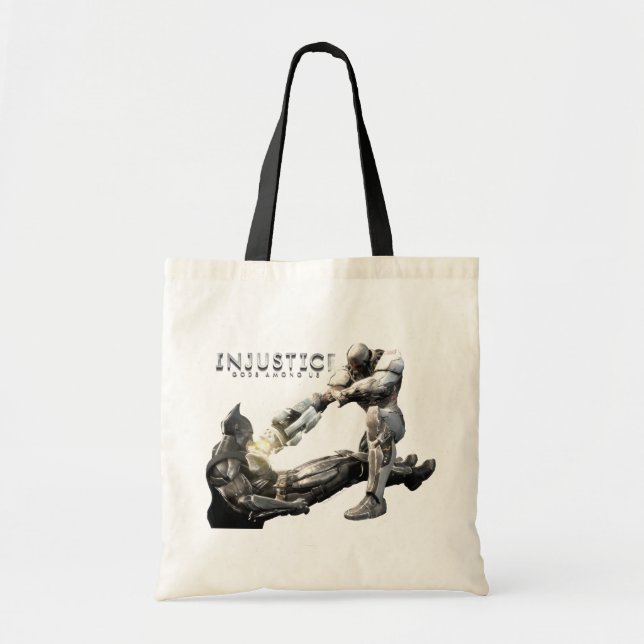 Bolso De Tela Captura de pantalla: Batman vs Cyborg (Frente)
