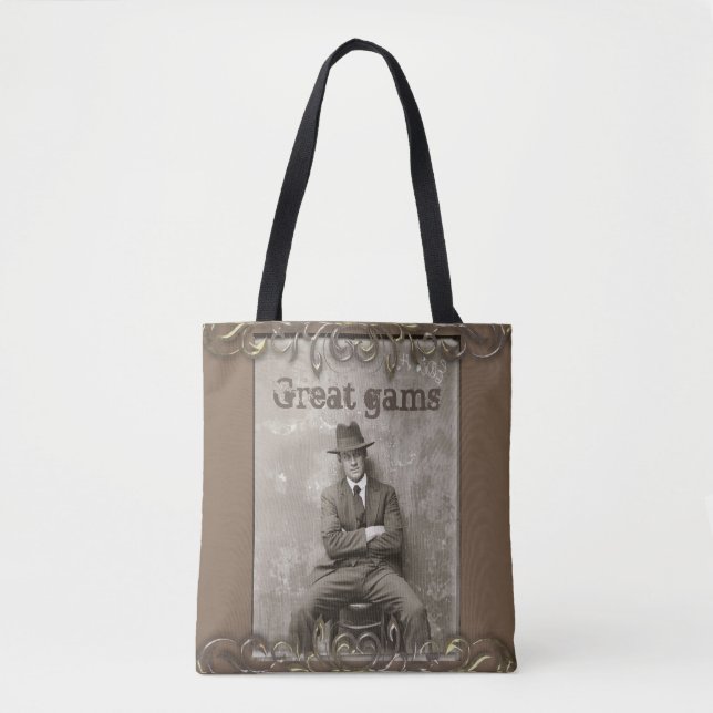 Bolso De Tela Captura de pantalla de "Great Gams", hombre gracio (Anverso)