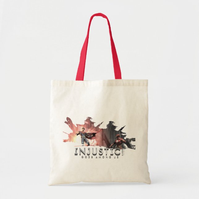 Bolso De Tela Captura de pantalla: Superman vs Flash (Frente)