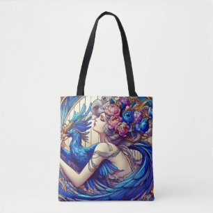 Bolso De Tela Captura del Fénix Azul