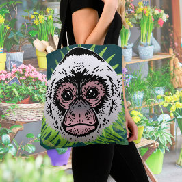 Bolso De Tela Capuchin Mono Tropical Amazon salvaje