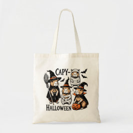 Bolso De Tela Capy Halloween Capybara