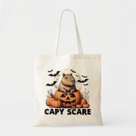 Bolso De Tela Capy Scare Capybara Halloween