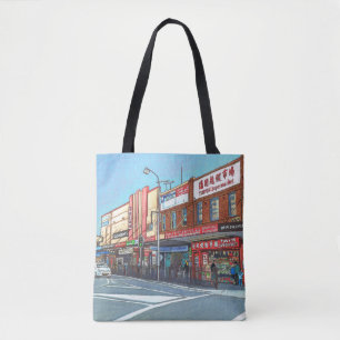 Bolso De Tela Cara antigua de Hornsby Tote