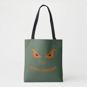 Bolso De Tela Cara aterradora de Halloween