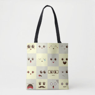 Bolso De Tela Cara corta