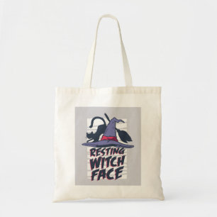 Bolso De Tela Cara de bruja en marcha