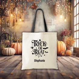 Bolso De Tela Cara De Calabaza Jack O Lantern Con Nombre