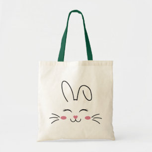 Bolso De Tela Cara de conejo
