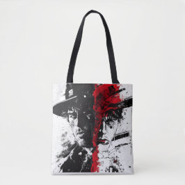 Bolso De Tela Cara de dos mundos