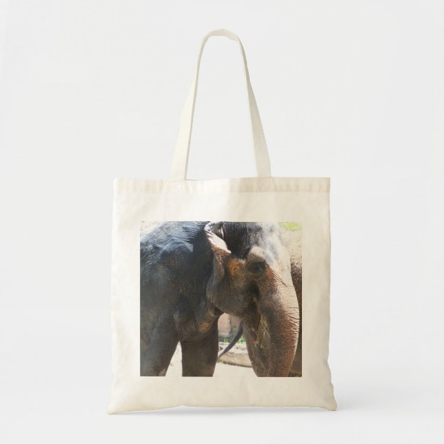 Bolso De Tela Cara de elefante (Frente)