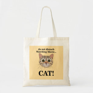 Bolso De Tela Cara de Gato Divertida