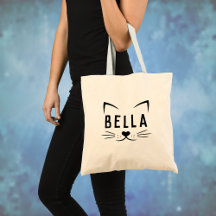 Cara de Gato Divertida con Nombre Personalizado en