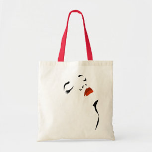 Bolso De Tela Cara de glamour